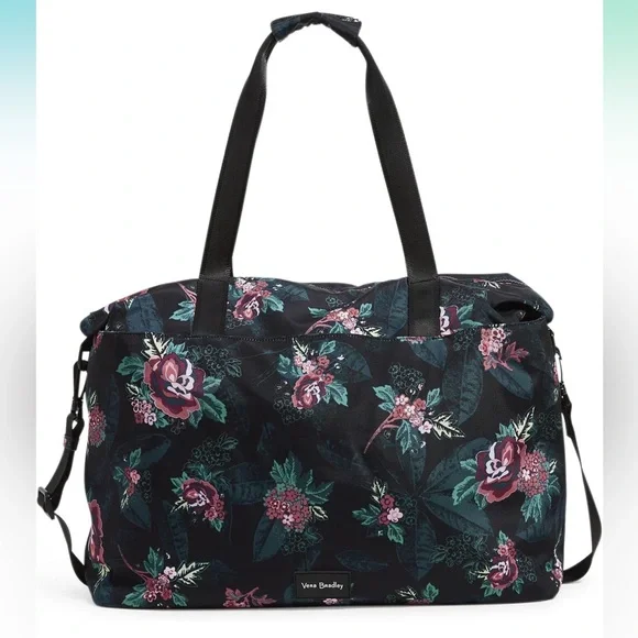 Vera Bradley ReActive Travel Tote in Rose Foliage - Picture 5 of 6